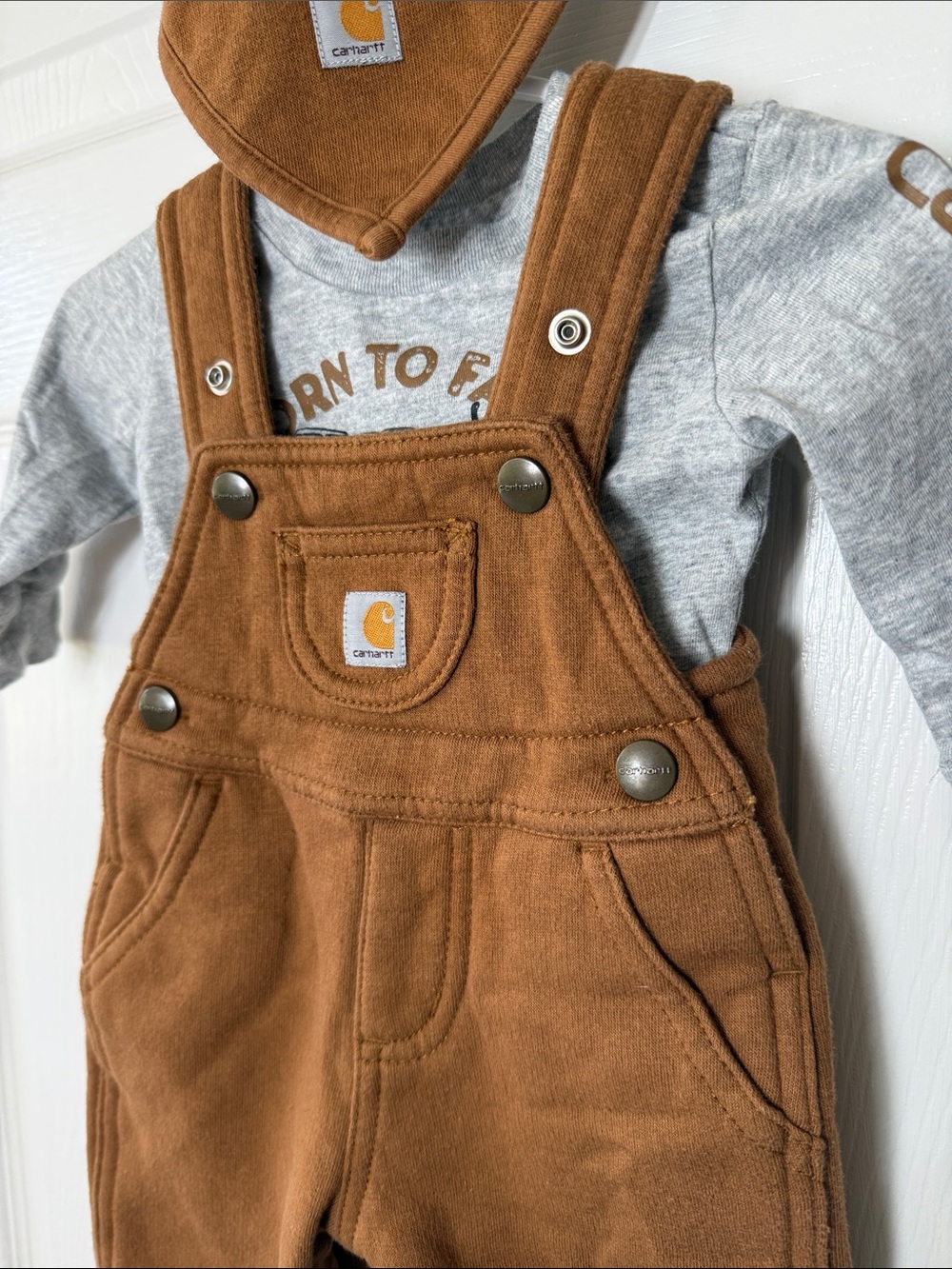 Carhartt Bib Overalls 3 Piece Set - Picture 3 of 8